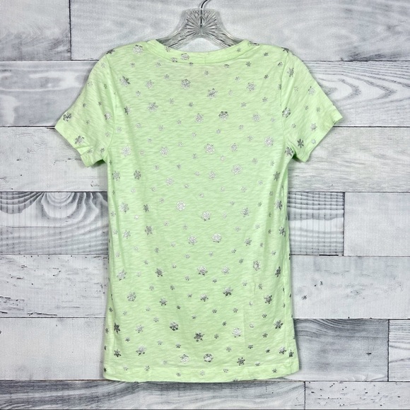 🍭 J. Crew Metallic Snowflake Tee - Picture 5 of 5